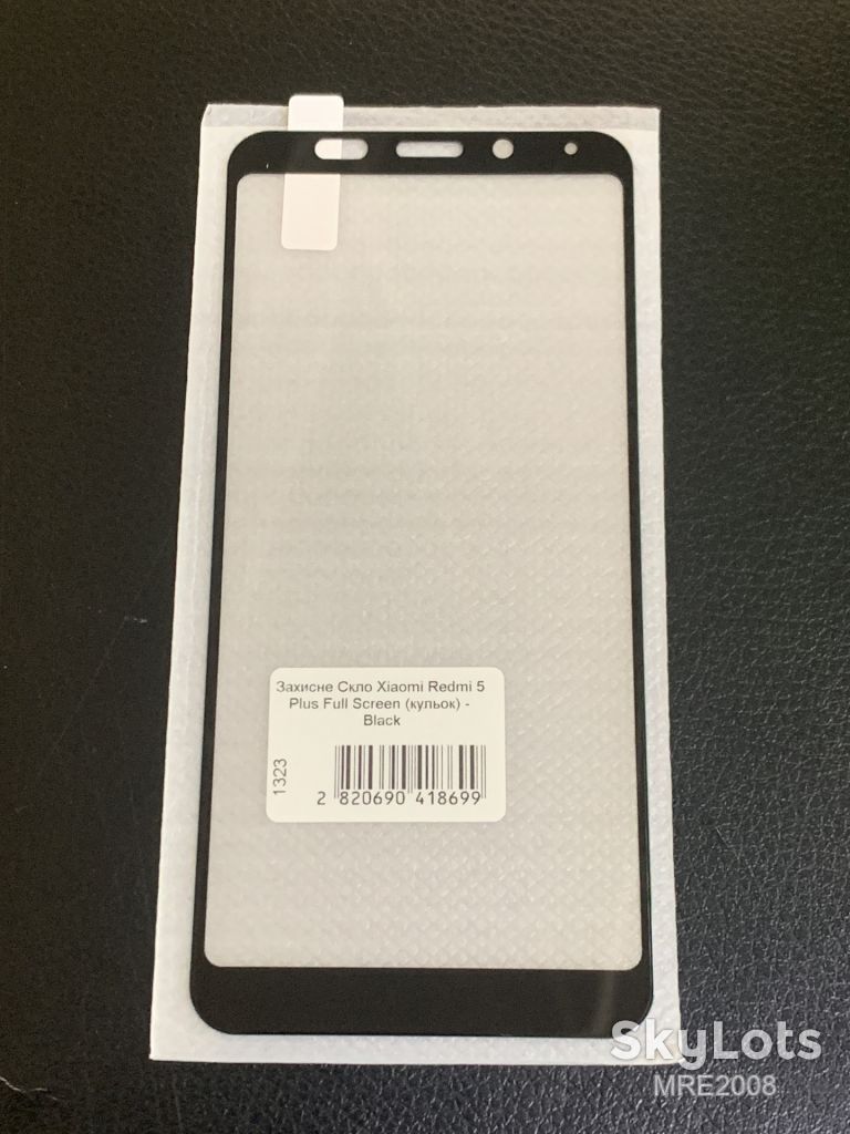 Захисне скло Full Screen для Xiaomi Redmi 5 Plus black - фото фото фото 0