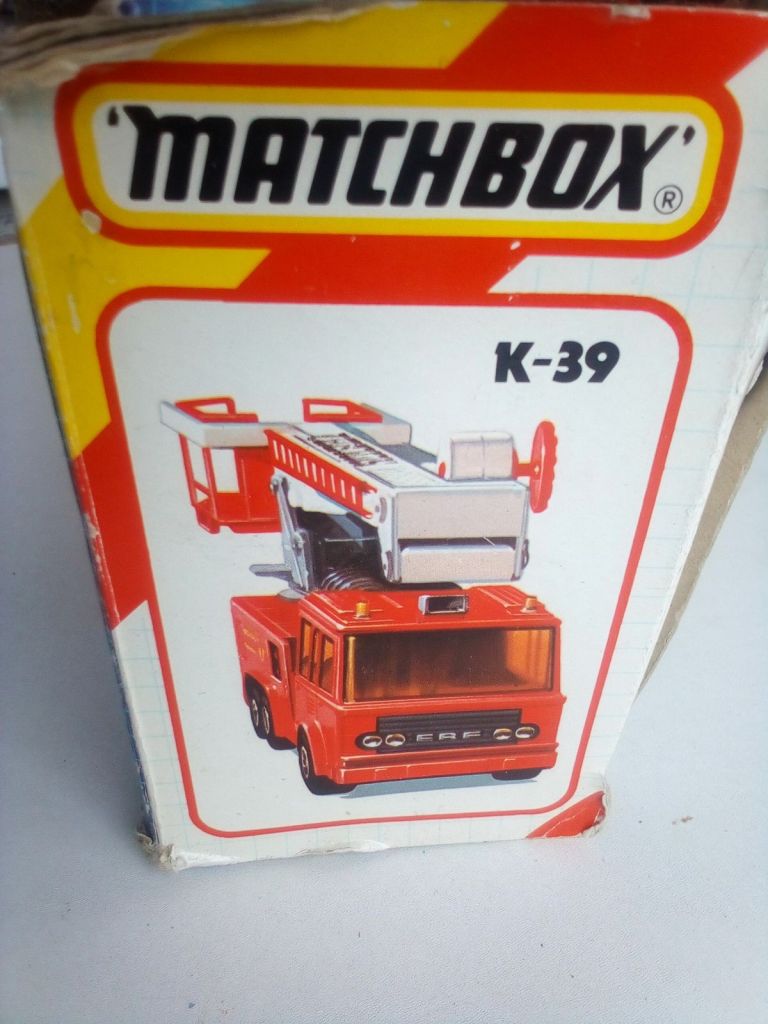 Matchbox SuperKings K-39 ERF Snorkel Fire Engine 1987 - фото фото фото 4