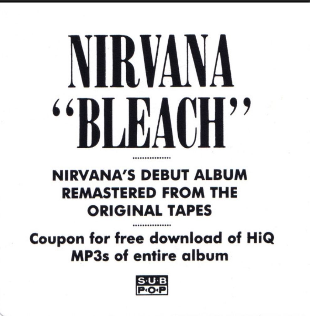 Nirvana - Bleach - 1989.  (LP). 12. Vinyl. Пластинка. U.S.A. S/S. - фото фото фото 4