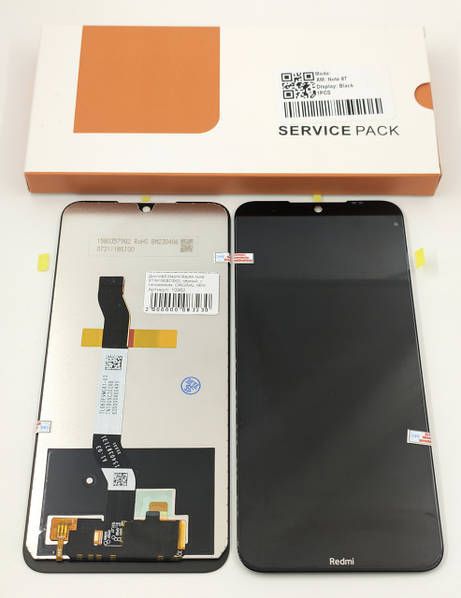 Дисплей Xiaomi RedMi Note 8T/M1908C3XG, черный, с тачскрином, ORIGINAL NEW - фото фото фото 0
