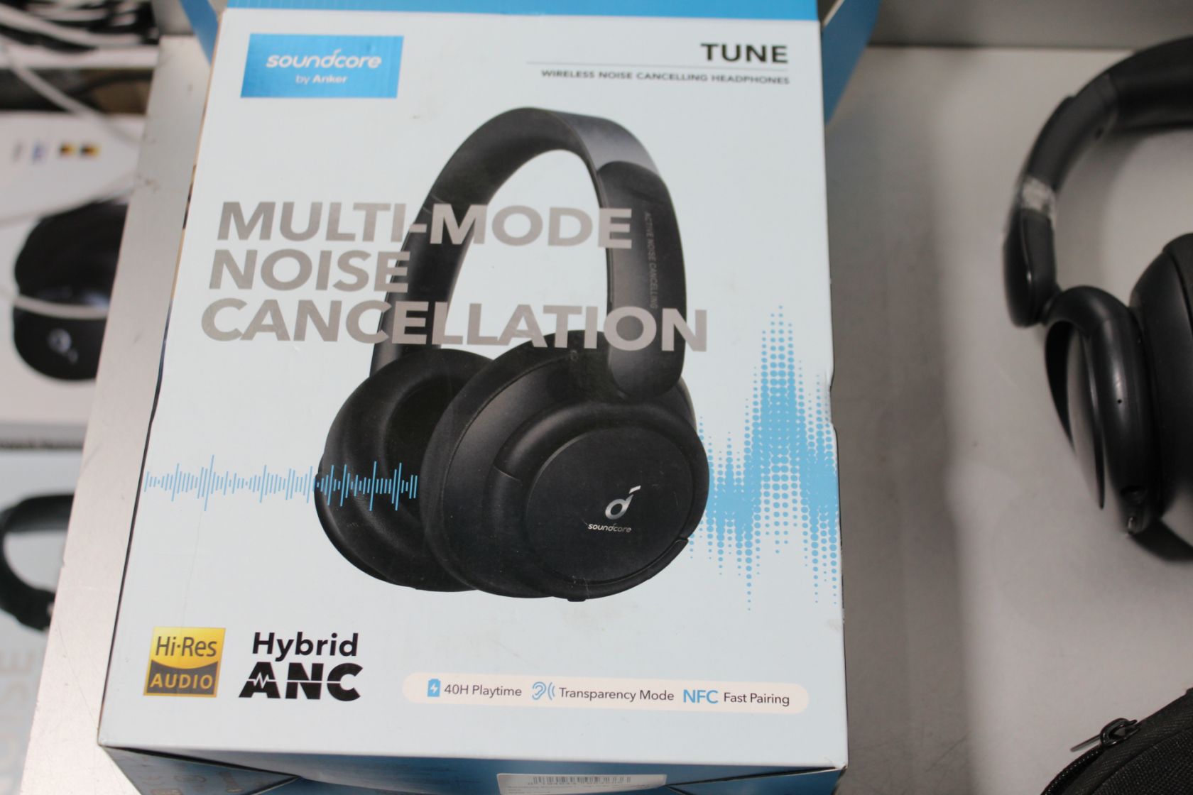 Навушники №853 з мікрофоном Anker SoundCore Tune A3029 Black - фото фото фото 4