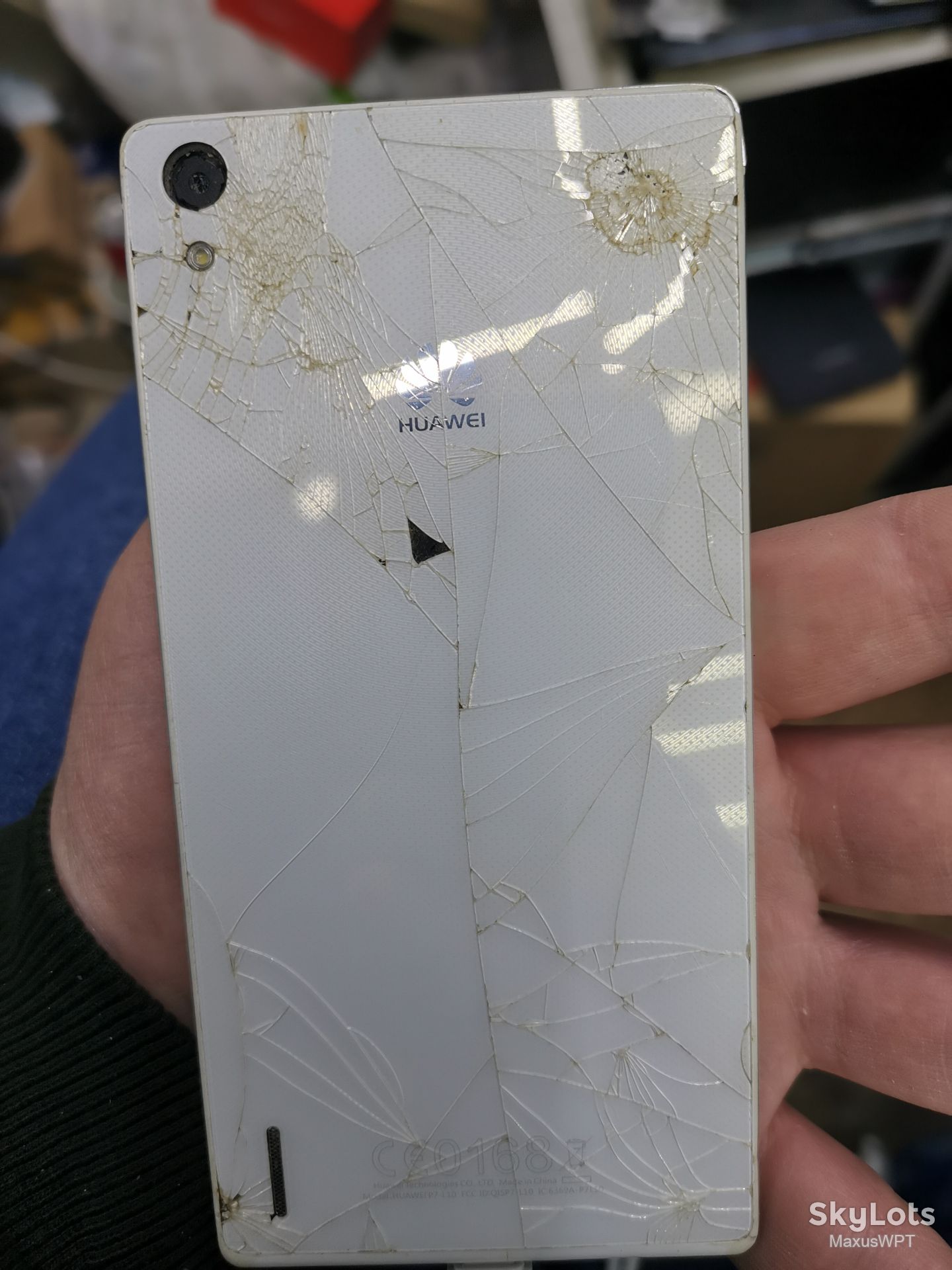S Huawei Ascend P7 P7-l10 white 5r - фото фото фото 1