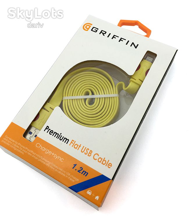 Дата кабель GRIFFIN Ruler iPhone 5 Yellow - фото фото фото 0