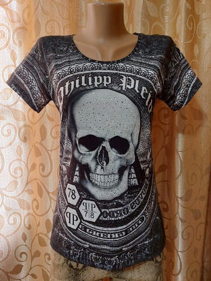 Стильная женская футболка Philipp Plein - фото фото фото 3