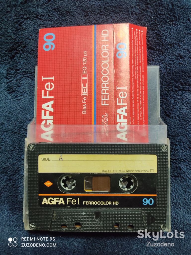Б/У Аудио кассетa AGFA  FeI 90 - фото фото фото 2