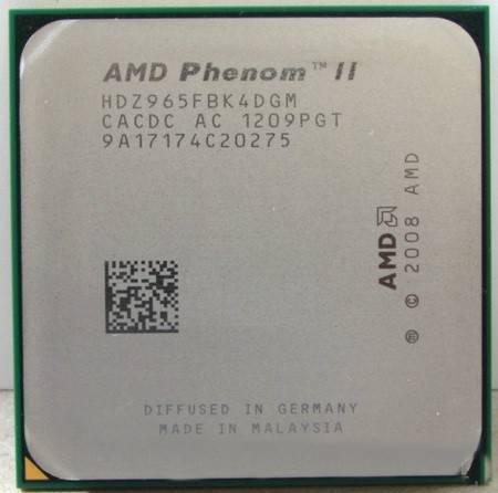 Процесор AMD Phenom II x4 965 BE 3.4 GHz AM3, 125W Б/В - фото фото фото 0