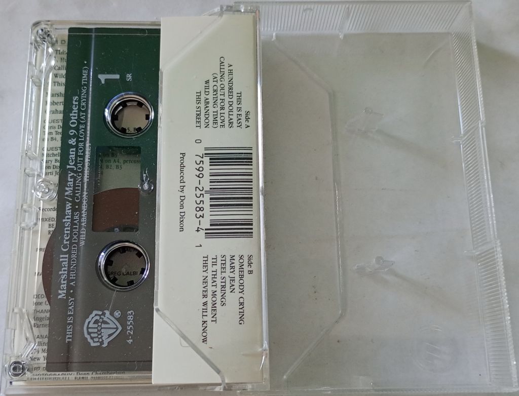 MARSHALL CRENSHAW Mary Jean &amp; 9 Others.  Cassette US - фото фото фото 1
