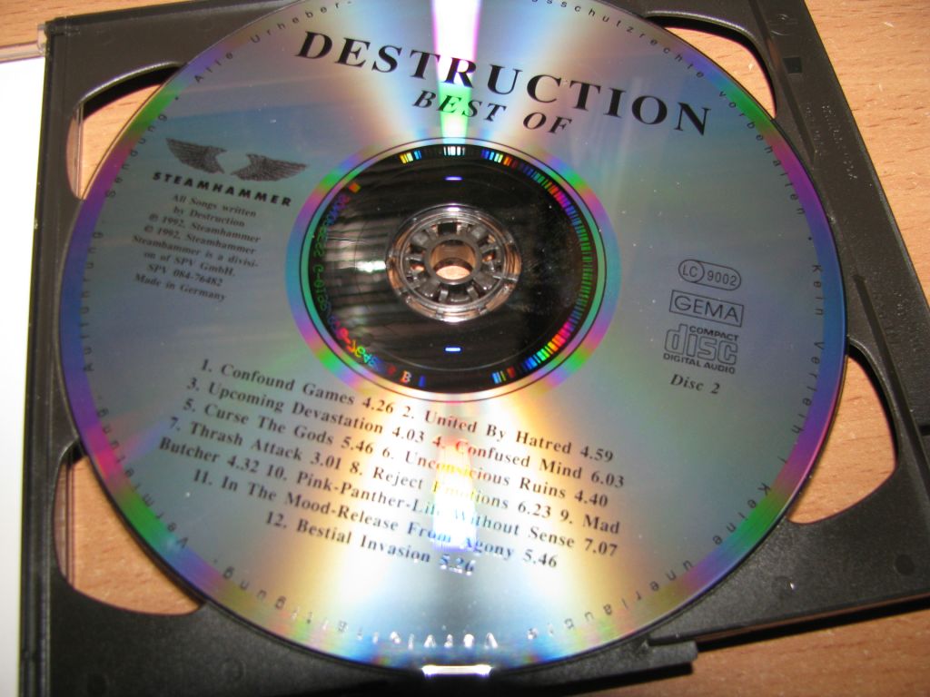 DESTRUCTION - Best Of  (1992 Steamhammer 2CD) - фото фото фото 3