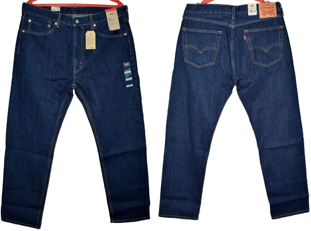 Джинси Levis 505 Regular Fit  Rinse original, нові - фото фото фото 2