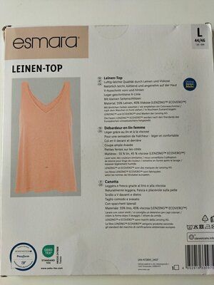 Жіноча лляна майка Esmara S,M,L - фото фото фото 2