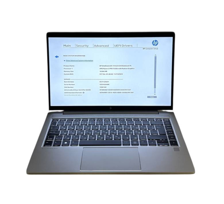 Ноутбук HP EliteBook 645 G10 Ryzen 5 Pro 7530U/16/256 SSD - Class A - фото фото фото 4