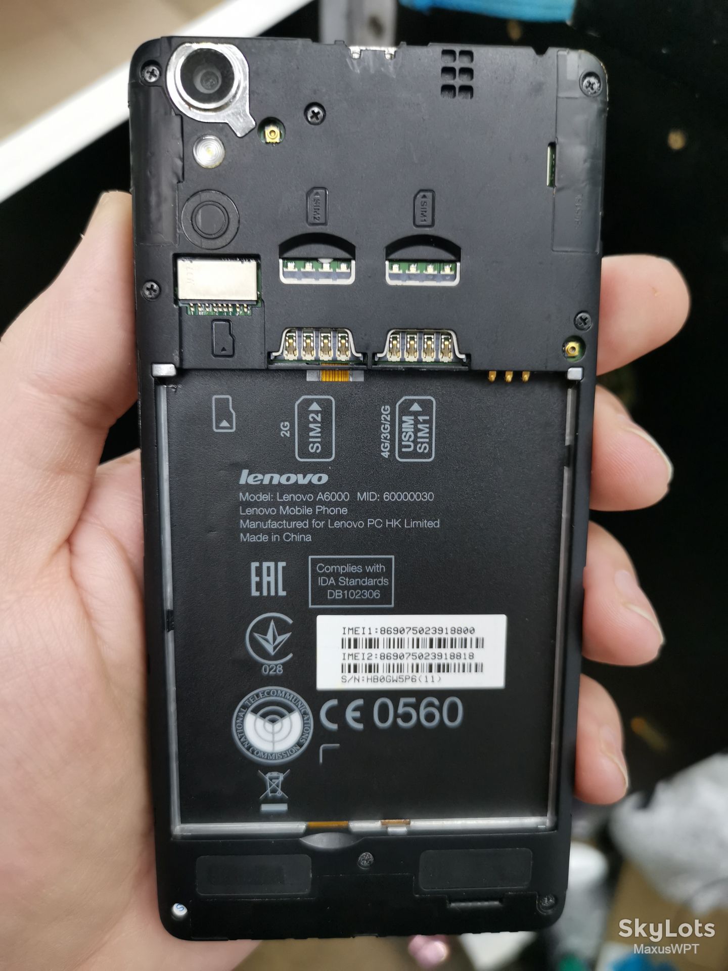 #210 Sklad Lenovo a6000 Red pass - фото фото фото 7