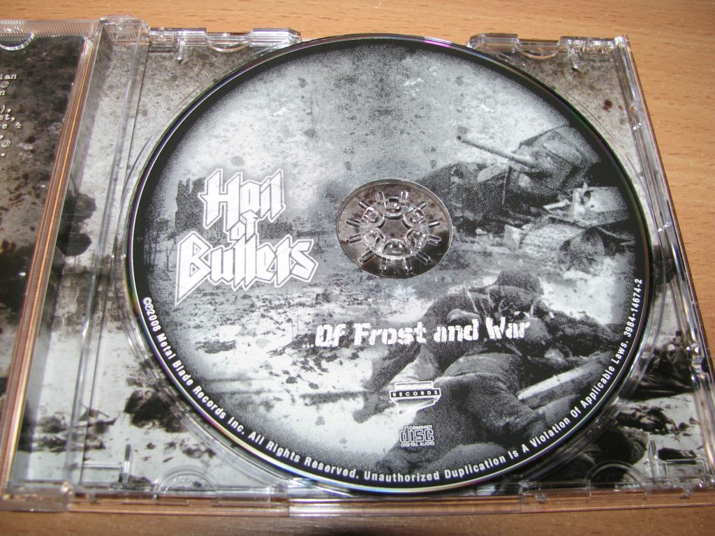 HAIL OF BULLETS - Of Frost And War  (2008 Metal Blade 1st press,USA) - фото фото фото 2