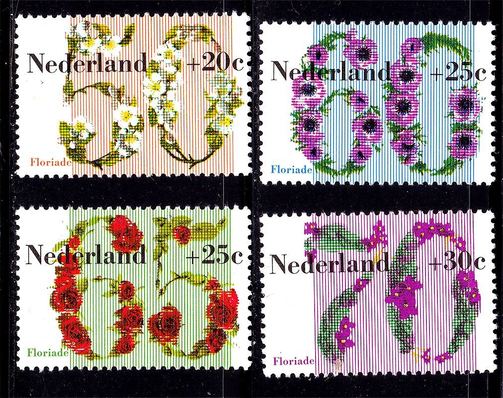 ZM Нидерланды  1982 г  MNH   флора - фото фото фото 0