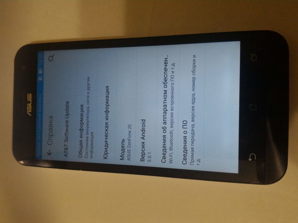 ASUS ZenFone 2E, 5", 2x1.6Ghz, 1/8Gb, 2/8Mp, залочен на ATT - фото фото фото 2