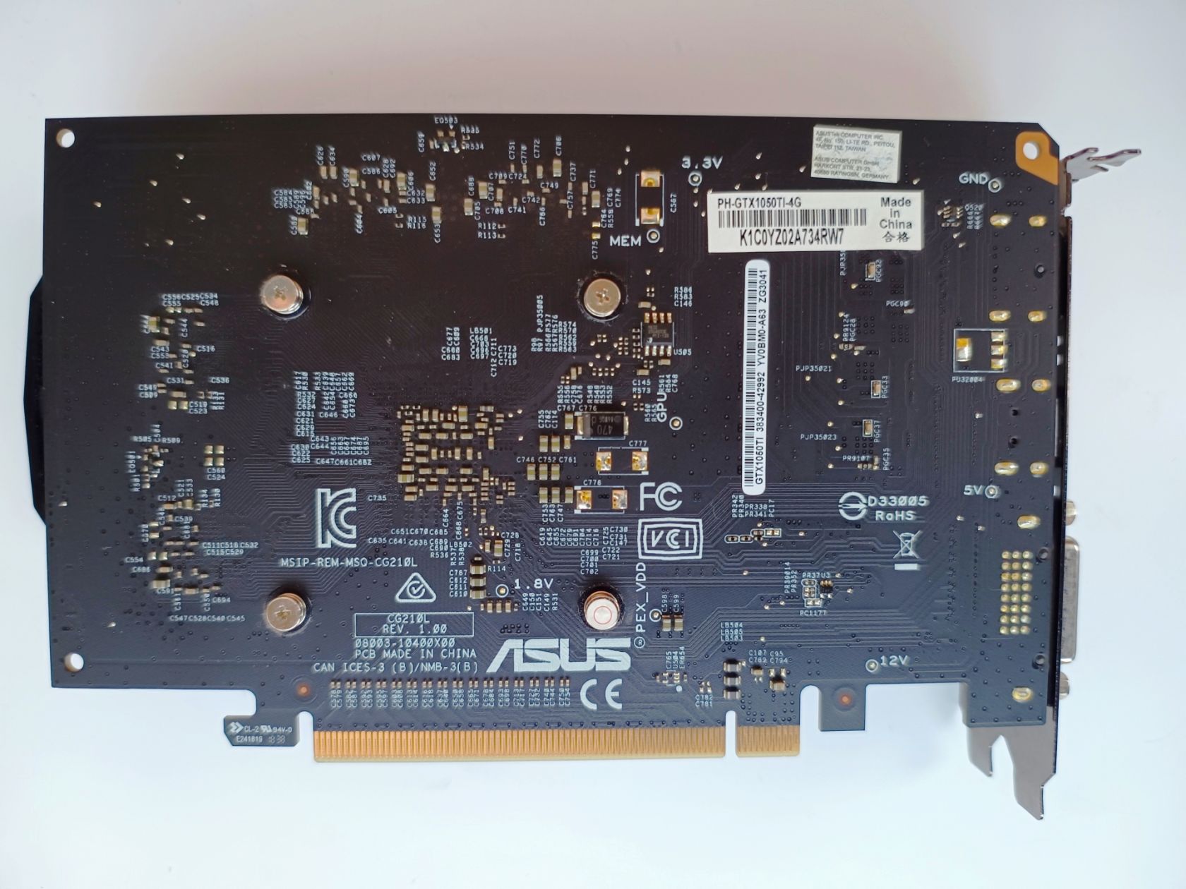 ASUS GeForce GTX 1050 Ti - фото фото фото 1