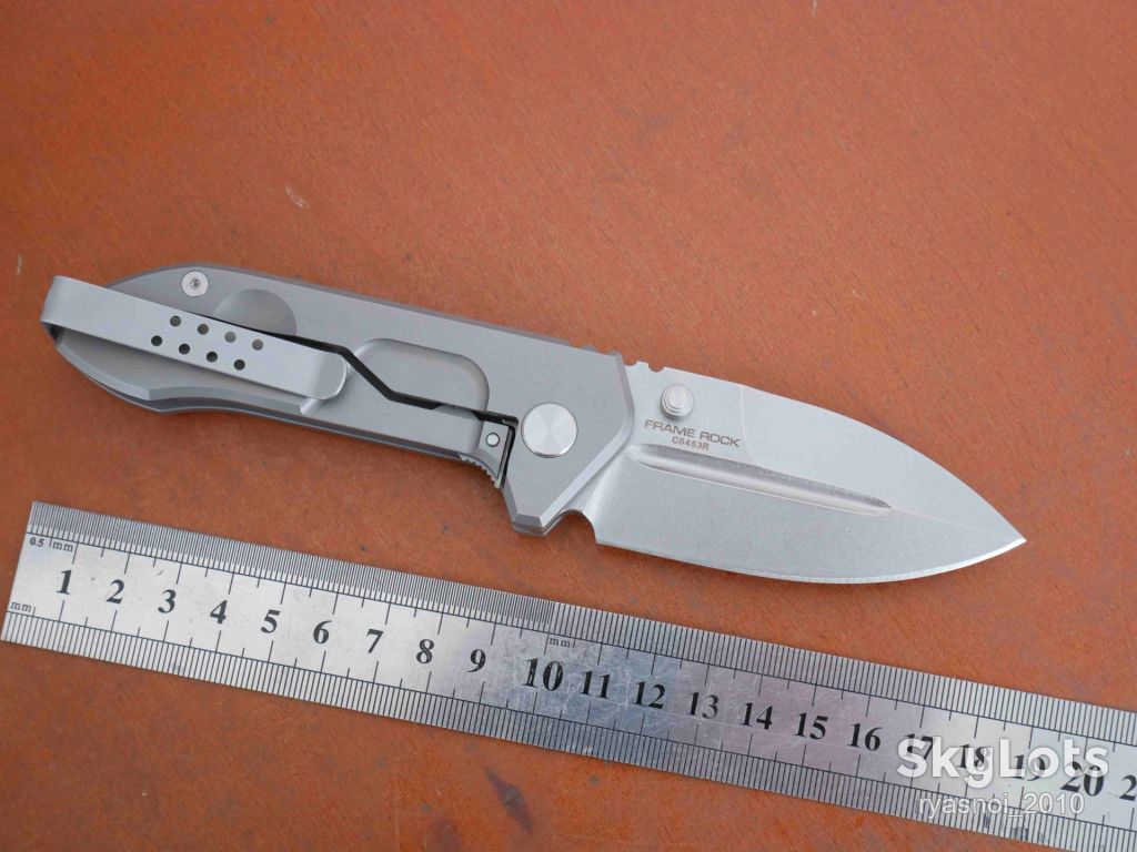 Extrema Ratio Frame Rock, D2 Stonewash, Titanium, Replica, Outdoor, Tactical, Frame Lock - фото фото фото 2