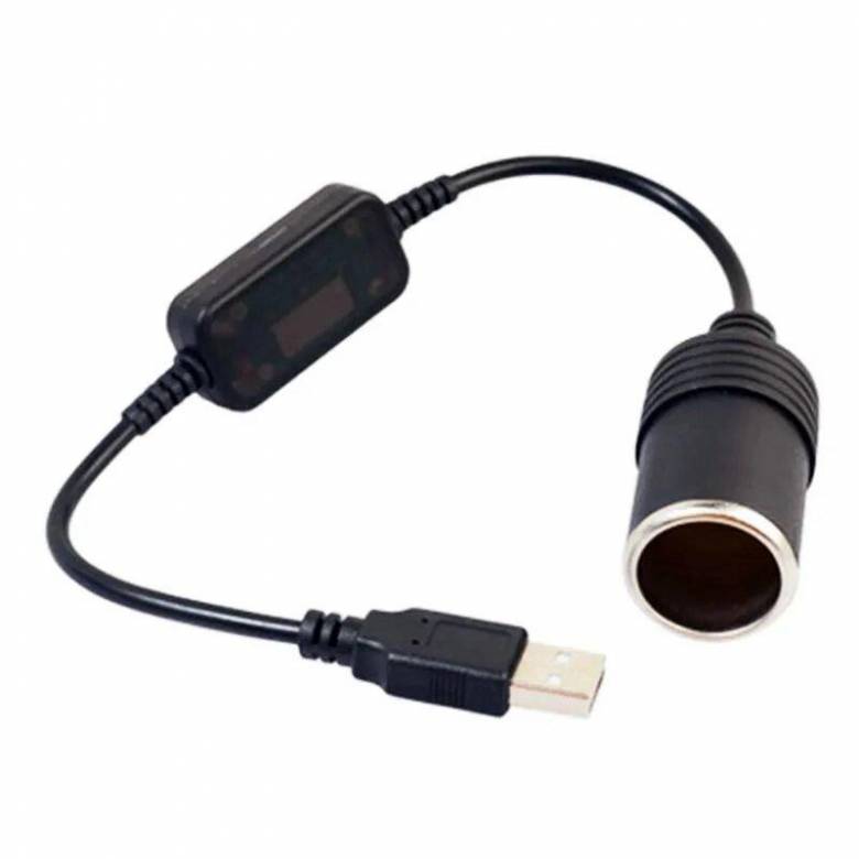 Адаптер преобразователь с 5 В Usb на 12 В прикуриватель автомобиля - фото фото фото 0