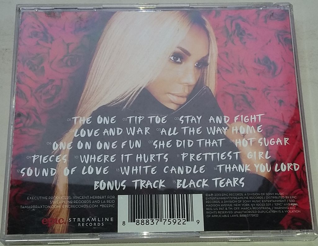 TAMAR BRAXTON Love And War CD US - фото фото фото 2