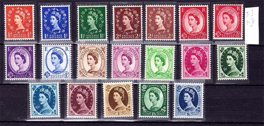 Великобритания   1952 г MNH  - HM QE-II -  стандарт - - фото фото фото 0