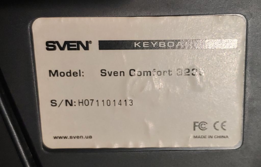 Клавіатура мультимедійна SVEN Comfort 3235 Multimedia Keyboard USB - фото фото фото 2
