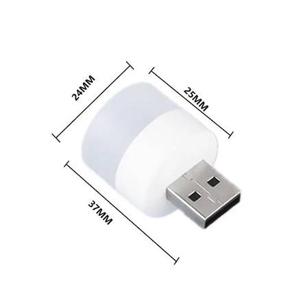 USB-лампа міні юсб ліхтарик, світильник для Power Bank нічник USB Білий - фото фото фото 3