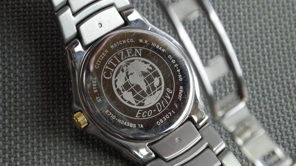Годинник CITIZEN Eco-Drive Perpetual Calendar 100м. цельнолитая нержавейка синий циферблат model:E710-H24385TA  Вживане - фото фото фото 3