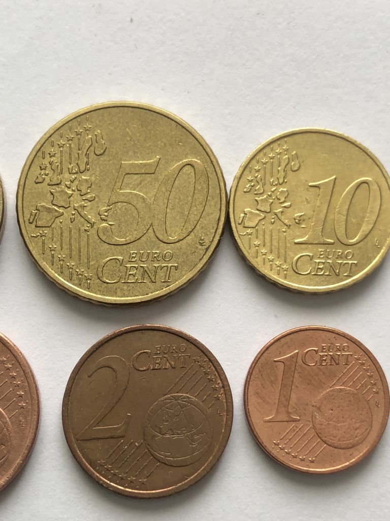 Німеччина підбірка 1 євро,50,10,5,2,1, євроцентів 2002- 2012 рр. - фото фото фото 2
