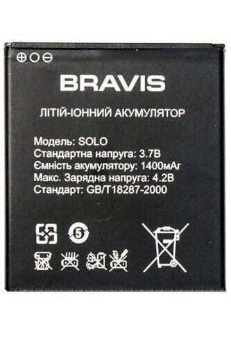 Аккумулятор оригинал Bravis Solo (1400 mAh) - фото фото фото 1