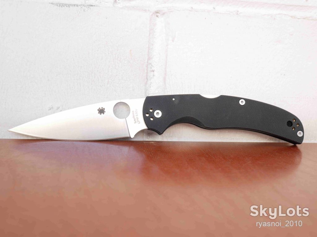 Spyder Native Chief C244, 8Cr14MoV Satin, G10 Black, Replica, Tactical, EDC, Back Lock - фото фото фото 10