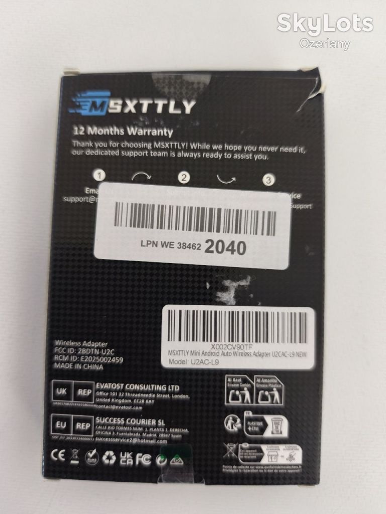 AMAZON! Бездротовий адаптер MSXTTLY U2AC-L9 / U2A-L9 для Android Auto, USB-A/USB-C, Wireless Adapter - фото фото фото 1