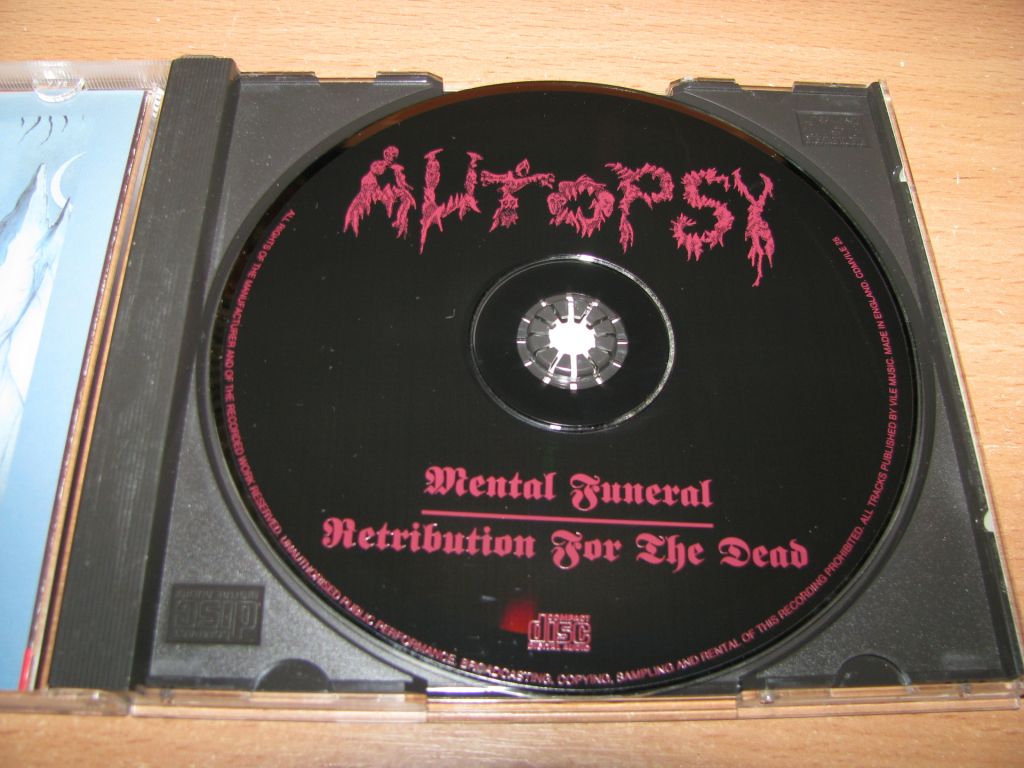 AUTOPSY - Mental Funeral / Retribution For The Dead  (1996 Peaceville UK) - фото фото фото 2