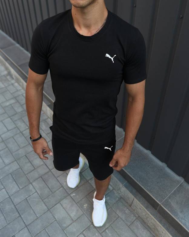 Футболка Puma чорна XL - фото фото фото 3