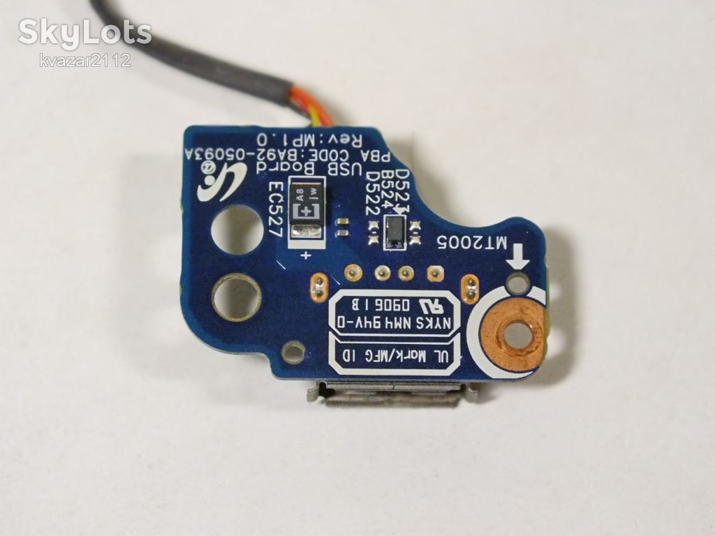 Шлейф + плата   дополнительных   USB   ноутбука   SAMSUNG   NP-R610-AS02 - фото фото фото 1