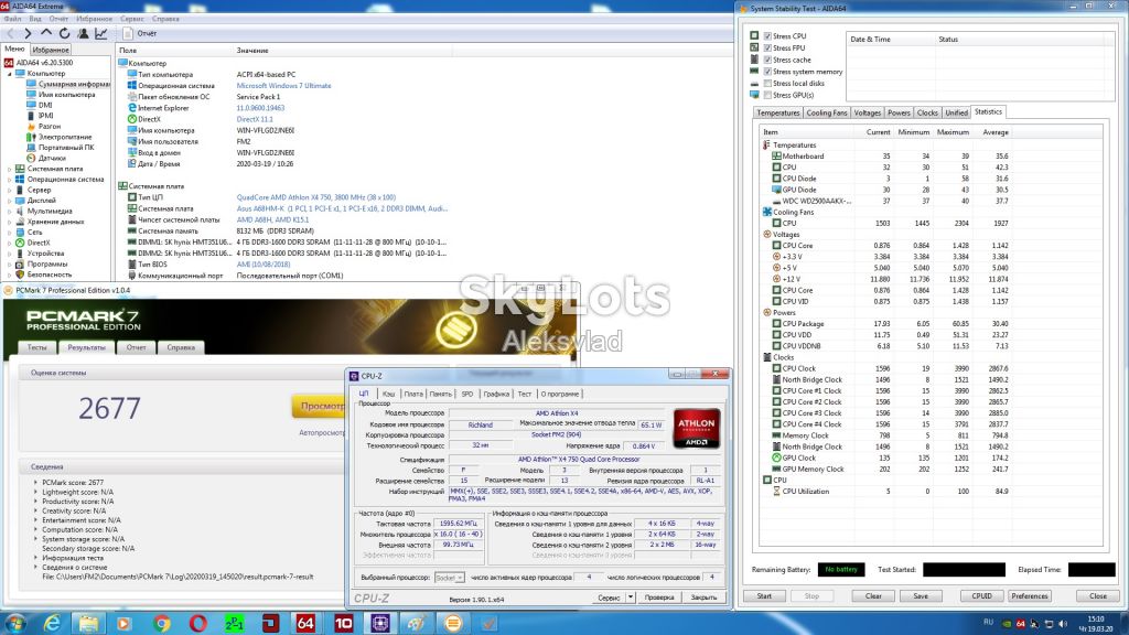 AMD Athlon X4 750 3.4GHz 4MB AD750XOKA44HL 65W Socket FM2 - фото фото фото 6