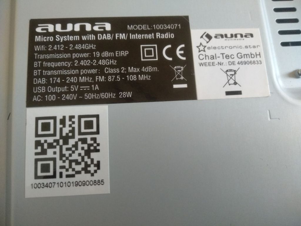 Интернет радио Auna Connect System S FM CD USB AUX WI-FI Bluetooth - фото фото фото 4