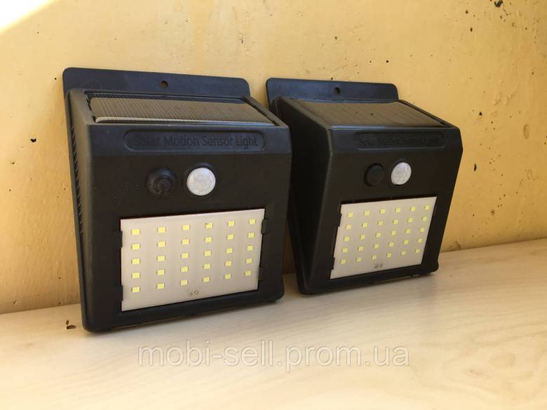 2 шт. Солнечные 30LED светильники Solar Light с датчиком движения и освещения - фото фото фото 7
