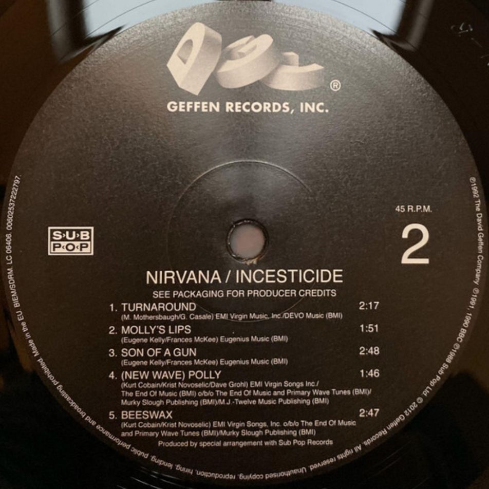 Nirvana - Incesticide  (25th Anniversary) - 1992.  (2LP). 12. Vinyl. Пластинки. Europe. S/S - фото фото фото 8