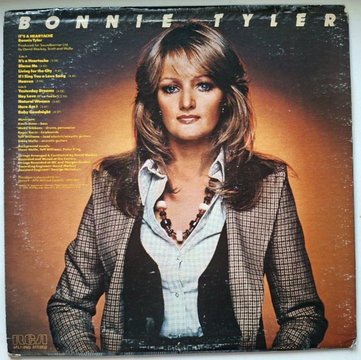 Bonnie Tyler - It's A Hertache - 1978.  (LP). 12. Vinyl. Пластинка. USA. - фото фото фото 1