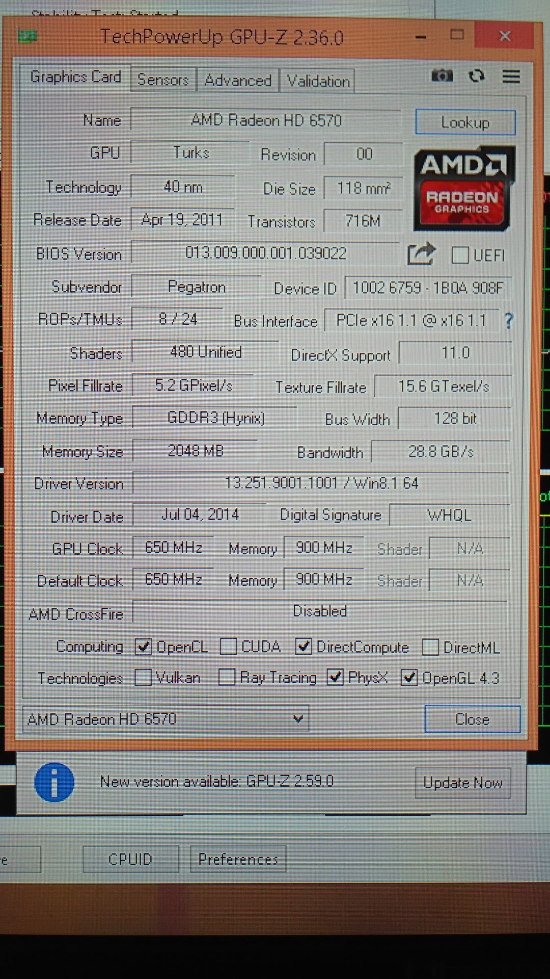 Видеокарта AMD ATI Radeon HD 6570 2 Gb - фото фото фото 3