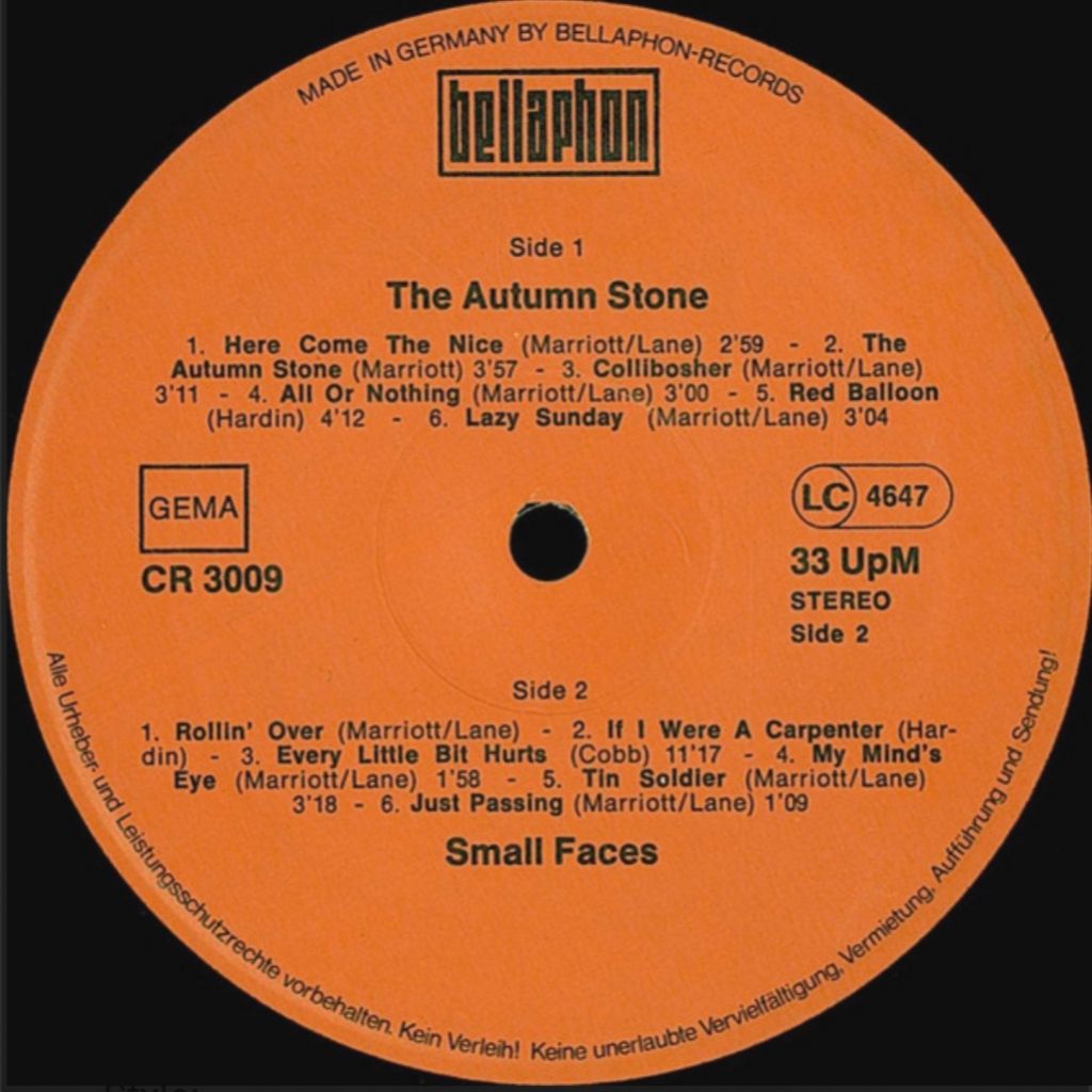 Small Faces - The Autumn Stone - 1966-77.  (2LP). 12. Vinyl. Пластинки. Germany. - фото фото фото 4