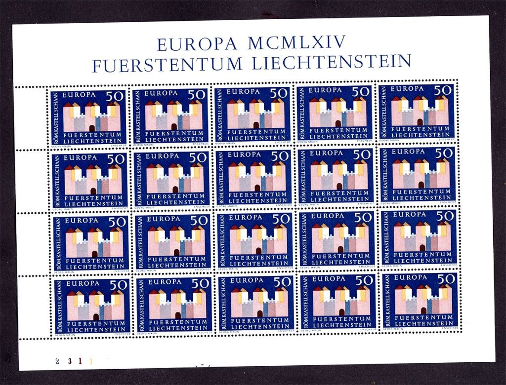 Лихтенштейн  1964 г  MNH -  м/л - фото фото фото 0
