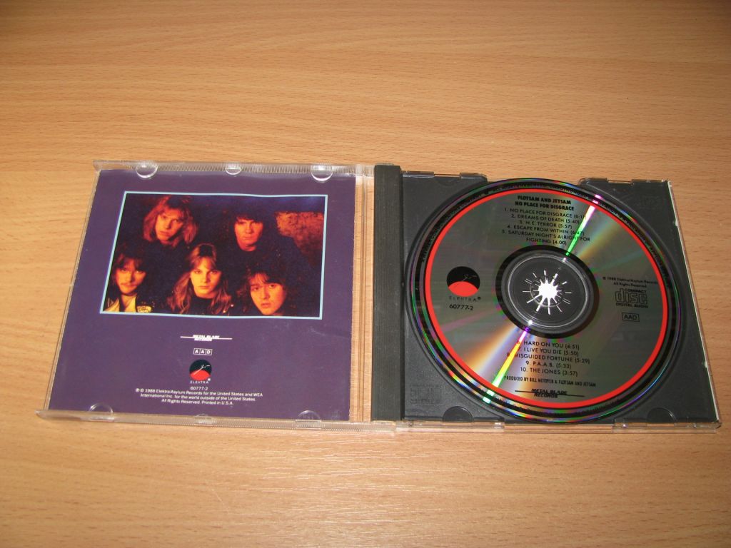 FLOTSAM &amp; JETSAM - No Place For Disgrace   (1988 Elektra 1st press,USA) - фото фото фото 1