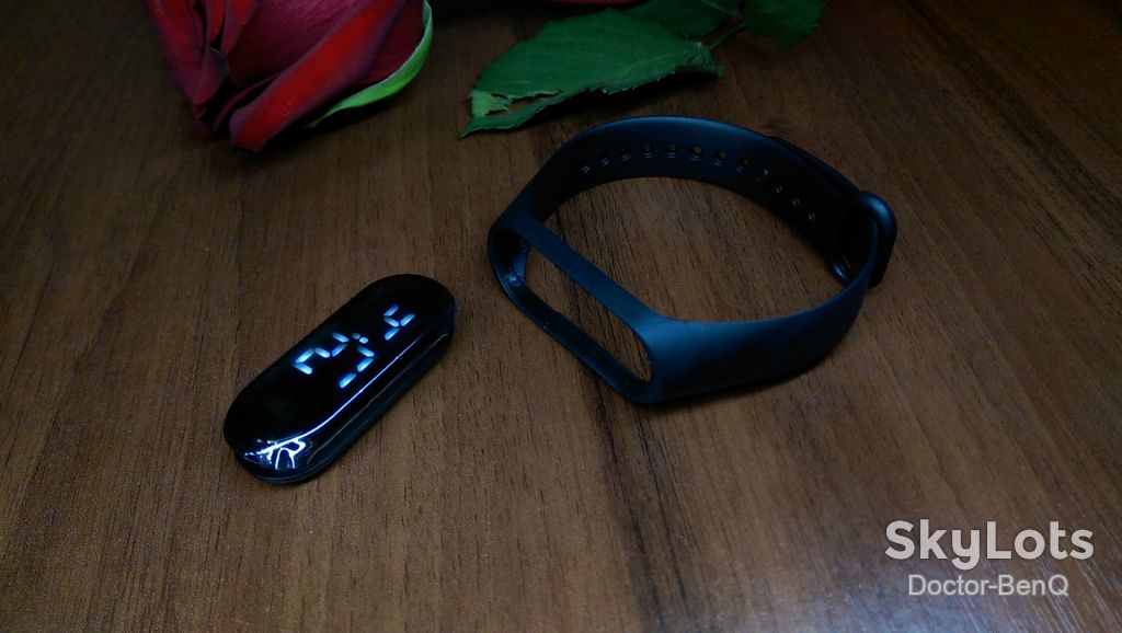Спортивный браслет Mi Band Led часы  (Black) - фото фото фото 4