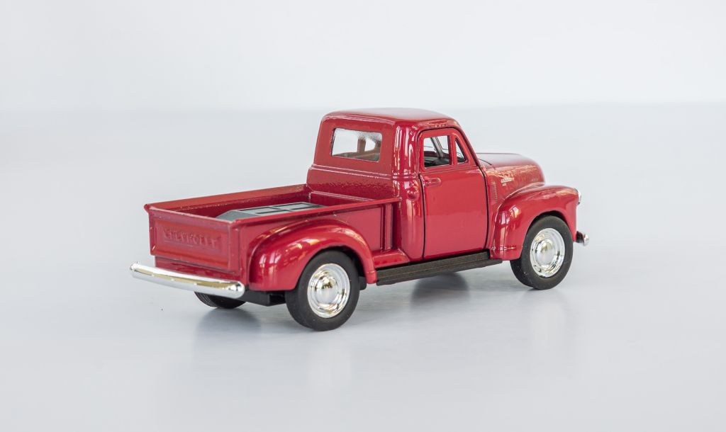 1:43 Chevrolet 3100 pickup 1953 red, WELLY #43708 - фото фото фото 3