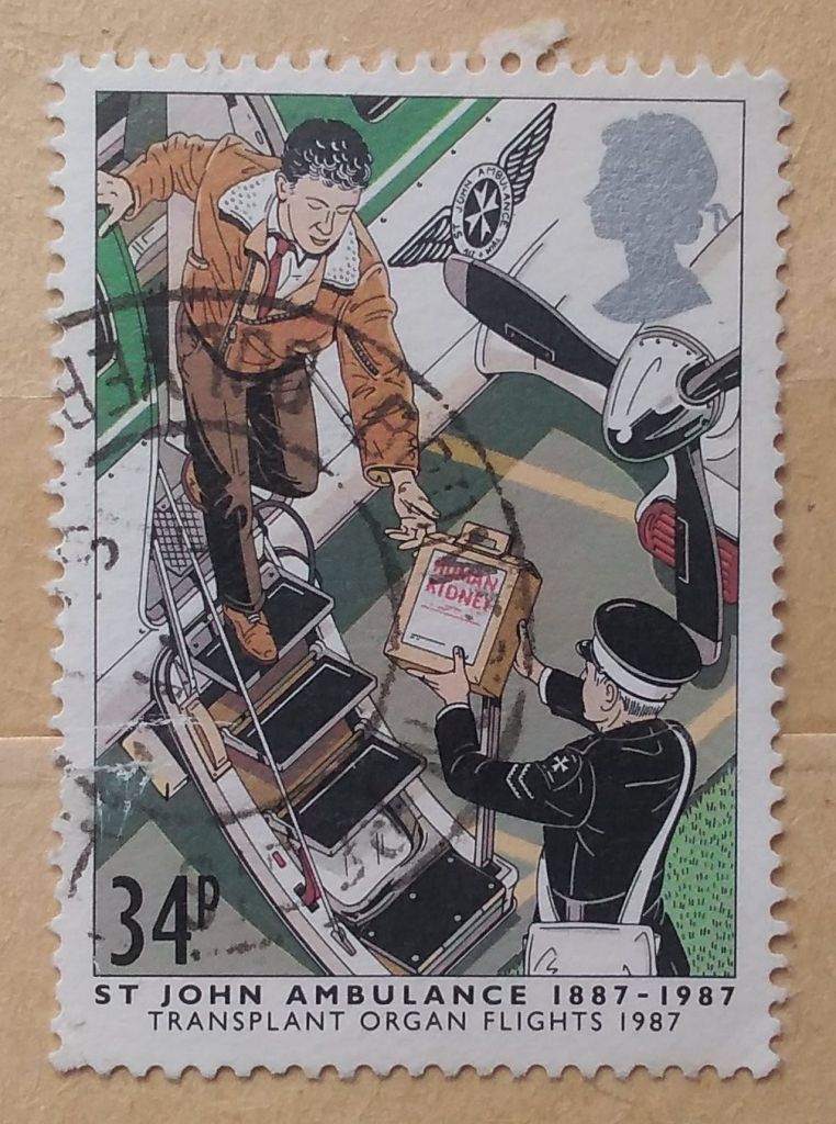 Великобритания 1987 г - Бригада скорой помощи Сент-Джонса - фото фото фото 0