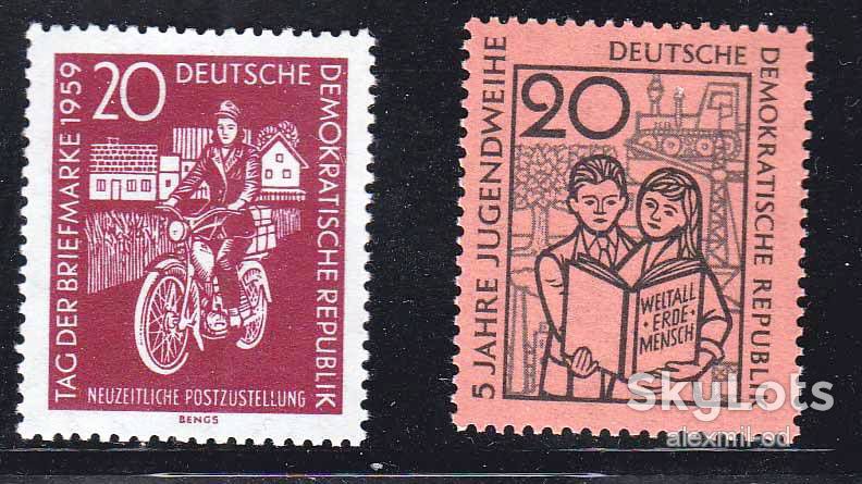 Транспорт . EU  . ГДР  MNH - 3 скана - фото фото фото 2