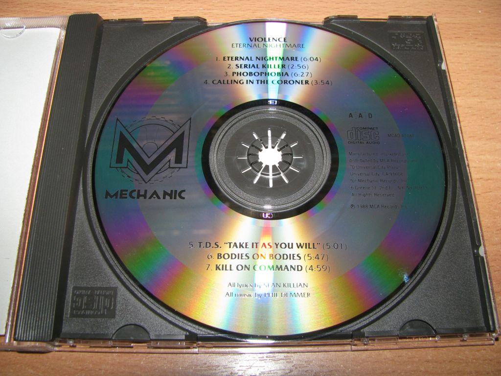 VIO-LENCE - Eternal Nightmare  (1988 Mechanic 1st press,USA) - фото фото фото 2