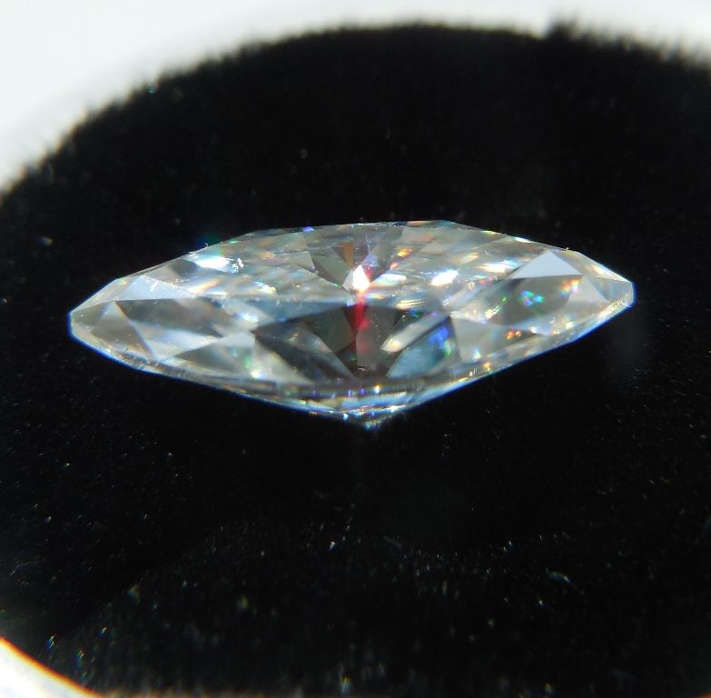 Муассанит 2.235ct VVS1 D, marquise - фото фото фото 3