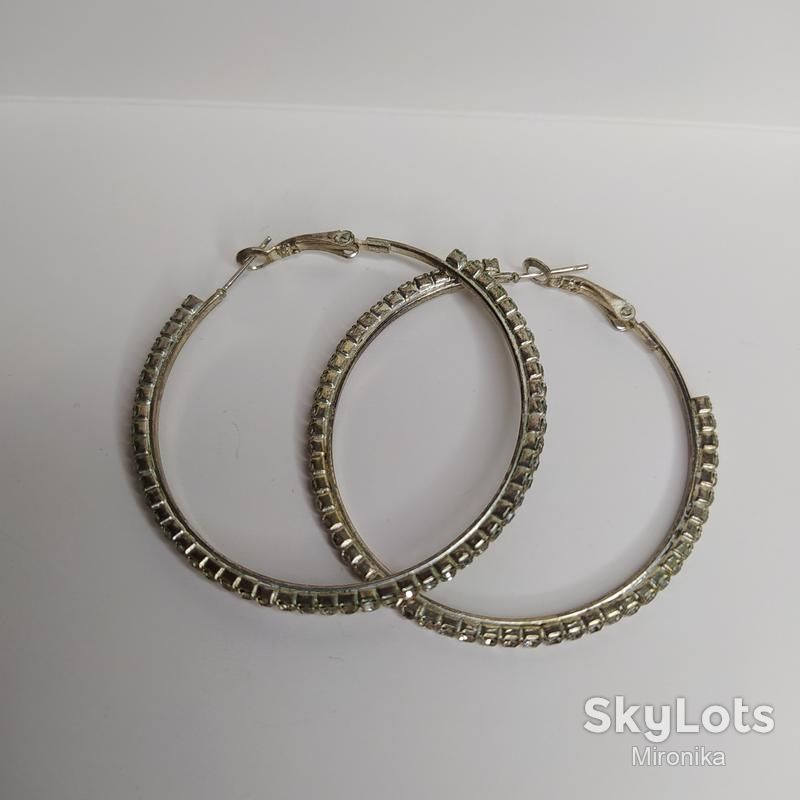 Сережки - Кільця - діаметр 5.5 см - фото фото фото 7